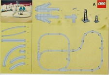 Lego® train rails 9V chemin