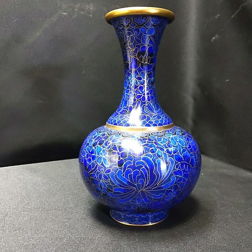 Vase cloisonné shippo