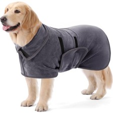 Peignoir Chien Microfibre