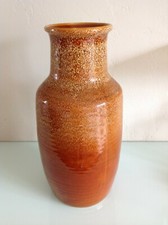 Vase brun en ceramique de St Clement / vintage années 60-70