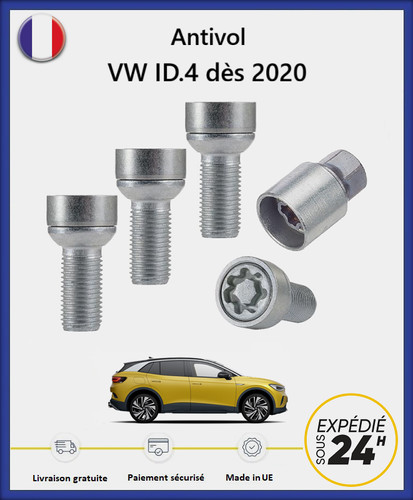 Ecrous antivol roues - ecrous,