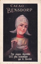 CPA PUBLICITE / CACAO BENSDORP