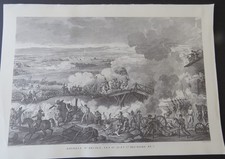 Napoléon  Bonaparte Gravure de la Bataille d'arcole - Carle Vernet