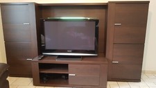 meuble TV et rangement - marron - long 273 cm - haut  152 cm - prof 40 cm 