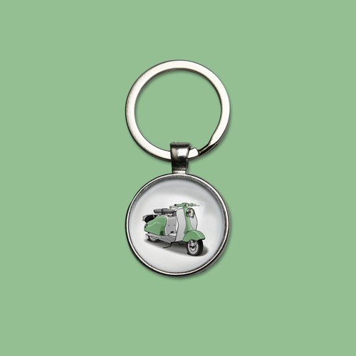 Porte clefs scooter - scooter, lambretta