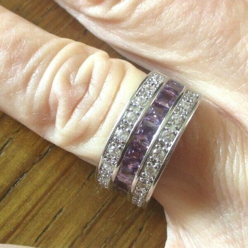 Larges bague demi alliance - larges,