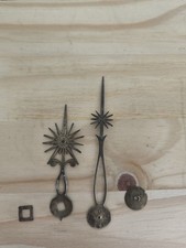 Ancienne Paire d’aiguilles pour horloge pendule comtoise XIX