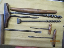 grosses meches a bois,cuilleres,vrilles,sabotier,bois