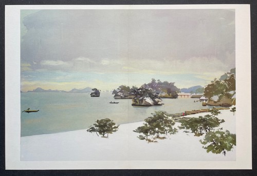 Japon neige sur baie - la, de