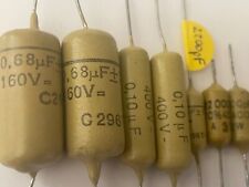 rare  Mullard mustard Capacitors 0.022µF 0.68µF  0.1µF 2200pF Marshall JTM45