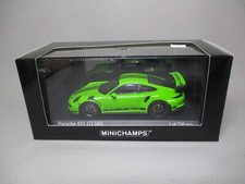 AT204 MINICHAMPS 1/43 PORSCHE 911 991 GT3RS 2014  Ref 410063224 GREEN