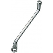 Clé polygonale double contre-coudée à têtes fines 12 pans - 14x15 SAM OUTILLAGE