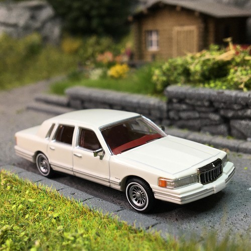 Lincoln town car blanc 1991 - car,,