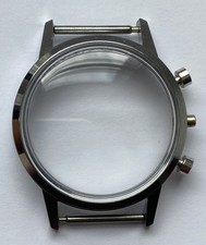 OCCASION PARTIE DE BOITIER DE MONTRE CHRONOGRAPH VINTAGE @ 35,9 MM @ CHRONO CASE