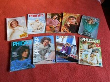 9 Catalogues PHILDAR Automne Hiver Hommes/Femmes en T.B.E.