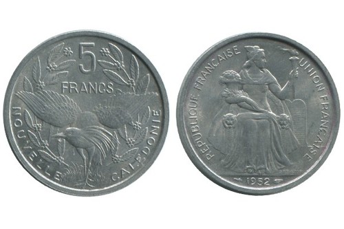 Francs nouvelle calédonie - nouvelle,