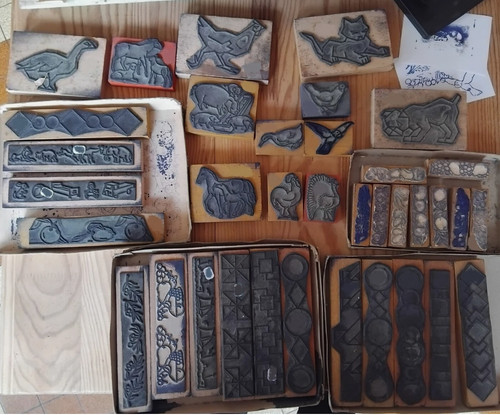 Lot anciens tampons - 36,