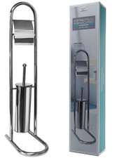 Porte-Papier Avec Brosse de Toilette Et Porte Métal Accessoires Pour Bain Wc