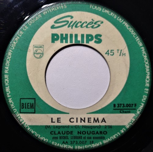 Tours claude nougaro - 45, 7"
