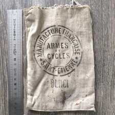 Ancien Sac en Toile Manufrance Armes et Cycles Saint Etienne