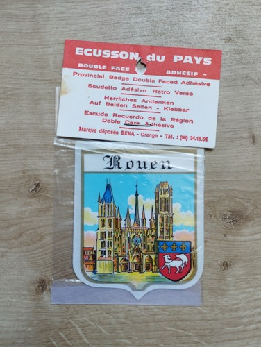 Ecusson pays adhésif - du, rouen