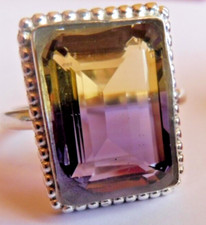 Bague Amétrine précieuse