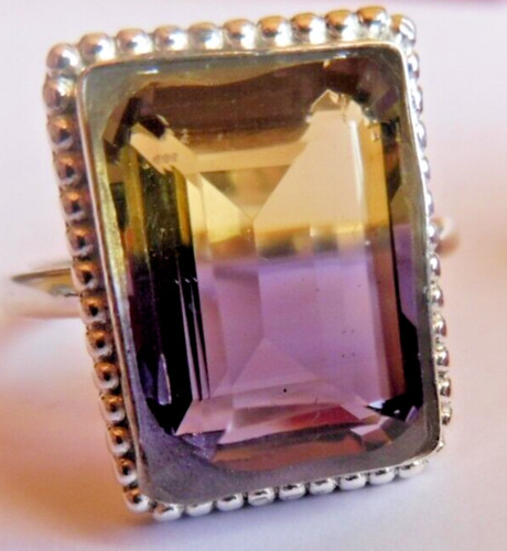 Bague amétrine précieuse - bague,