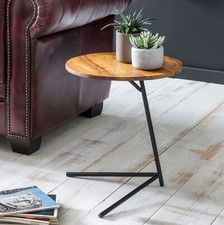 FineBuy Table d'appoint Bois