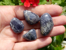 Lot 4 pierres roulées Lolite 3cm minéraux collection lithothérapie reiki soin