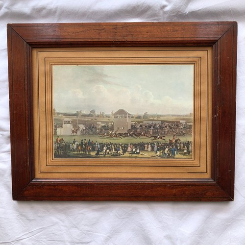 Gravure les courses - gravure, de