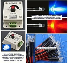 Variateur Régulateur Et Électronique Intensité Lumineuse pour LED A 12V 24V