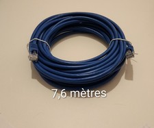Cable Cordon RJ45 RESEAU ETHERNET INTERNET LAN 7,6m