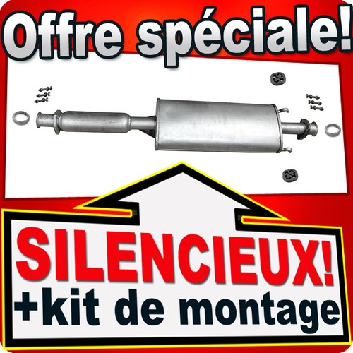 Silencieux intermédiaire pour - intermédiaire,