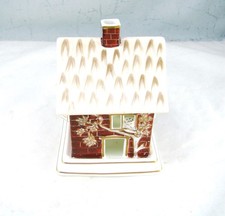 COALPORT Porcelaine Fine Angleterre The Rouge Maison Patille Brûleur Excellent