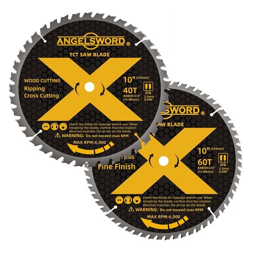 Inch table saw blade miter - 10,