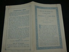 Image religieuse 3eme centenaire congregation sainte vierge leon XIII 8 pages