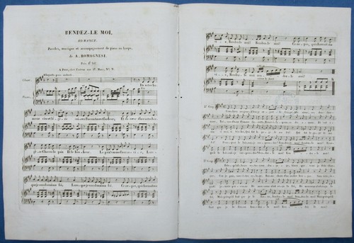 Romance chant harpe - harpe, antoine