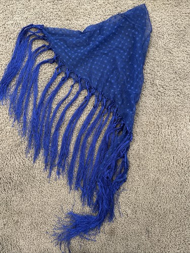 Dark blue flamenco mantoncillo - flamenco,