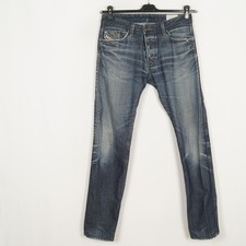 Jean homme DIESEL DARRON taille W31 L34 coupe slim régulière coton bleu...