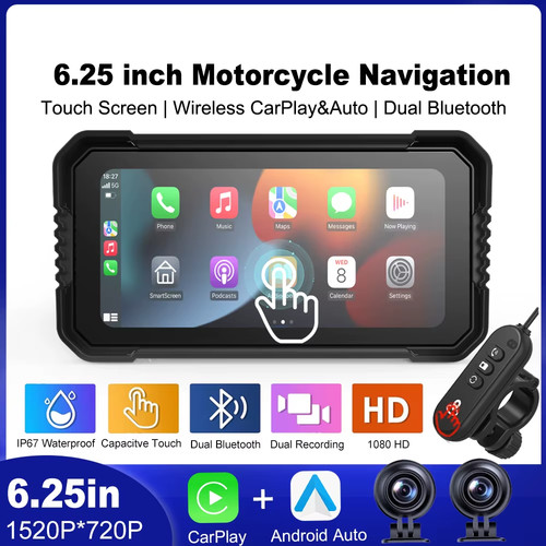 Gps carplay moto 25 - moto, 5/6.25"