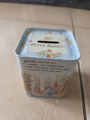 Tirelire fer pierre lapin - en,