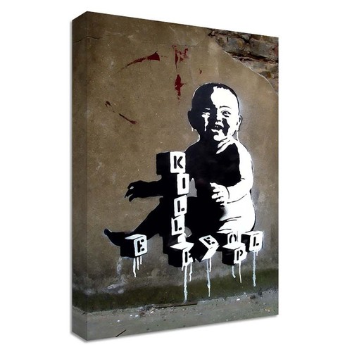 Banksy killer people bébé - banksy,