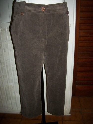 Pantalon droit velours - pantalon,