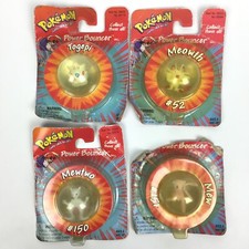 Pokemon Lot 4 Power Bouncer Mewtwo + Mew + Togepi +Meowth  / Nintendo Hasbro