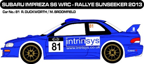 Decals subaru impreza wrc - decals,