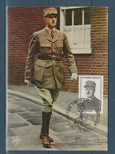 Frd carte général gaulle - carte, de