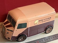 BOITE GATEAUX vide en METAL TOLE CITROEN HY TYPE H 20 cm x 9,50x9,50 cm