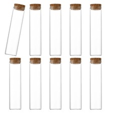 Lot 10 tubes à essai en verre