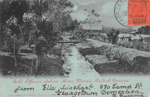 Cpa british guiana gold - guiana, /