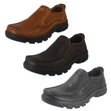 Hommes Cuir à Enfiler Smart